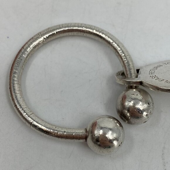 Tiffany & Co. Silver Classic Key Ring | Good Condition - Picture 7 of 8